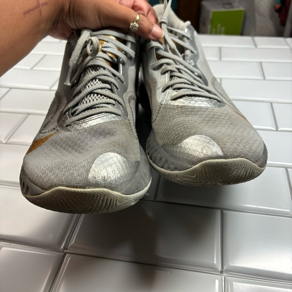 Nike Renew Elevate 'Metallic Silver Gold size 12 - Picture 10 of 12